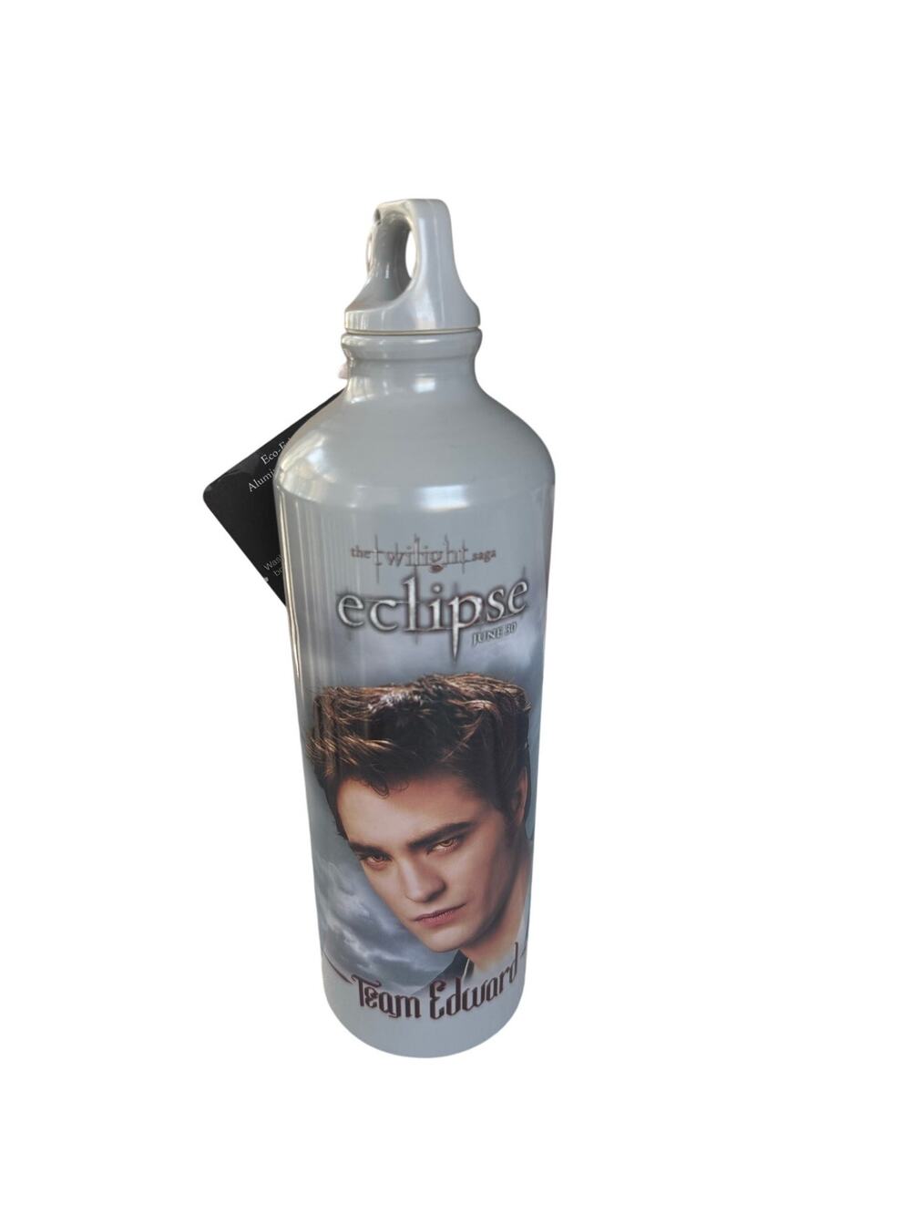 Twilight eclipse 2010 promotional aluminum water bottle gray
